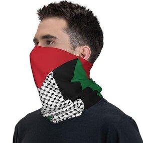 Bandana Factory - Traditional Palestinian Flag Neck Gaiter