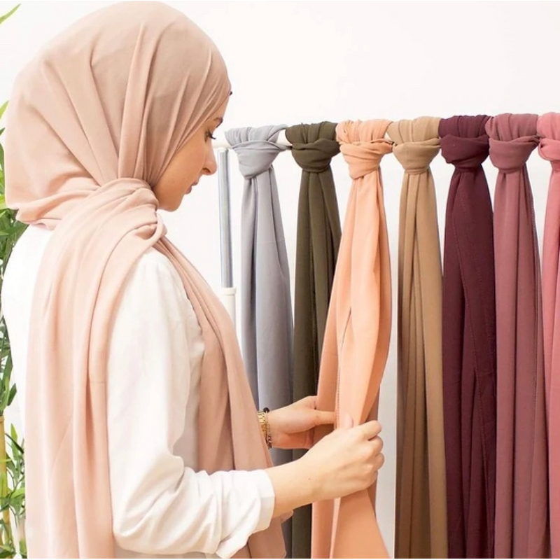 Hijab Factory - Muslim Viscose Hijab with Stone