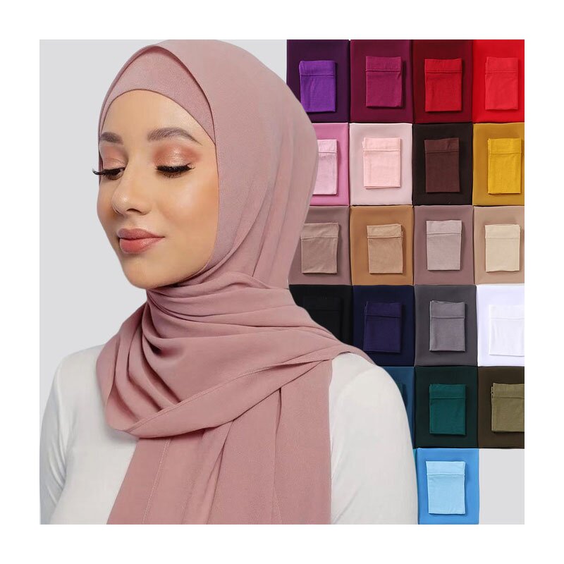 Hijab Factory - Muslim Women's Wrinkled Bubble Chiffon