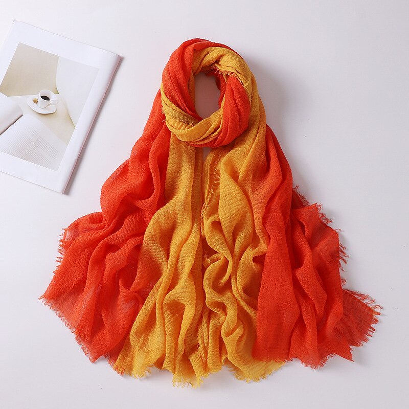 Hijab Factory - Muslim Cotton Linen Crinkle Hijab