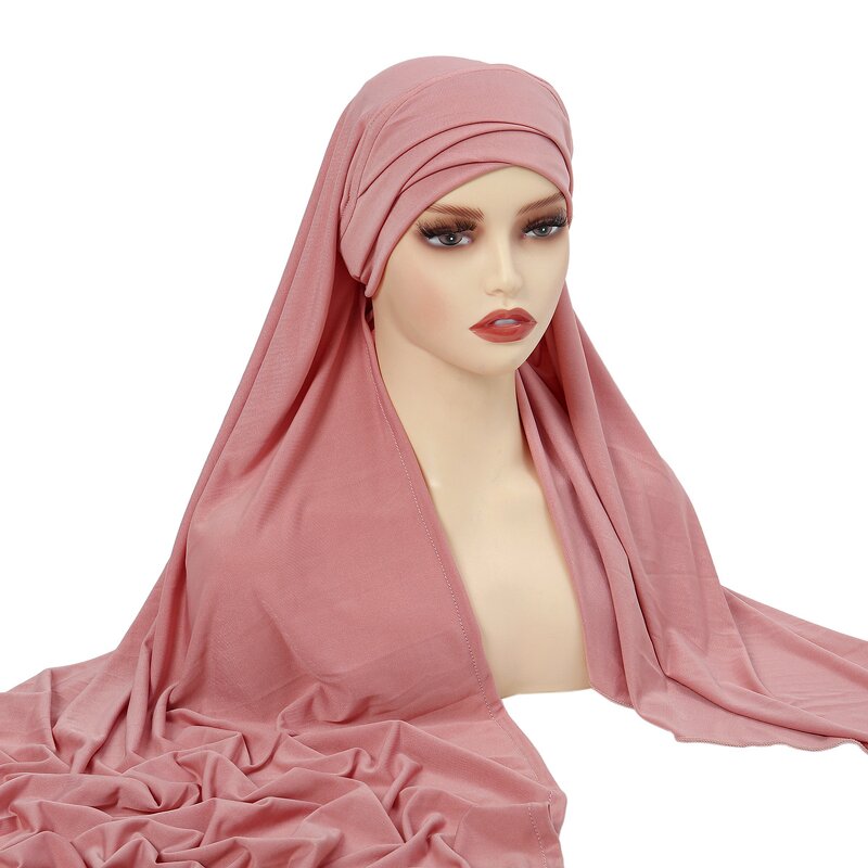 Hijab Factory - New Style Winter Plain Women Instant Hijab