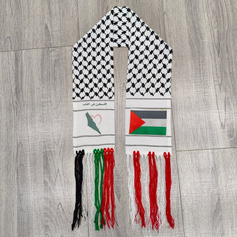 Keffiyeh Factory - Wholesale Jacquard Palestine Flag Scarf