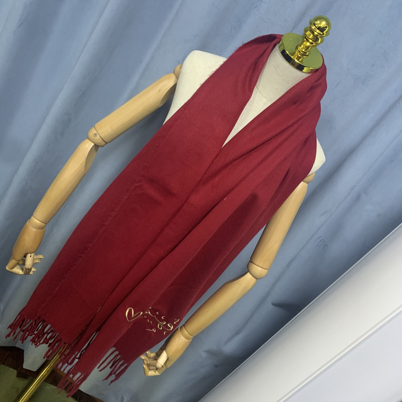 Prayer Scarf Factory - Embroidered Polyester Winter Hijab