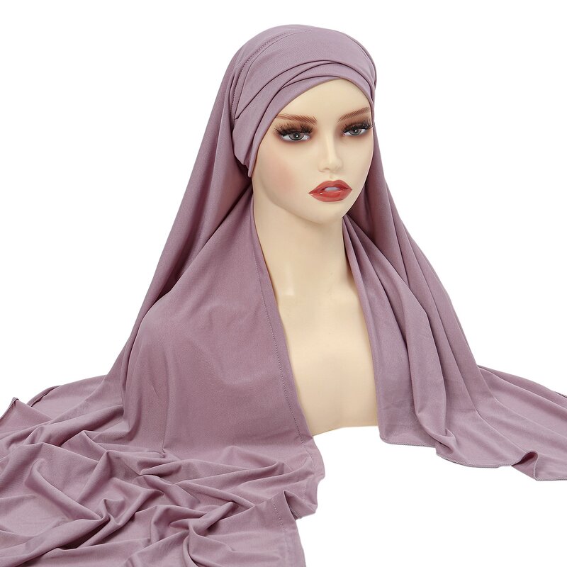 Hijab Factory - New Style Winter Plain Women Instant Hijab