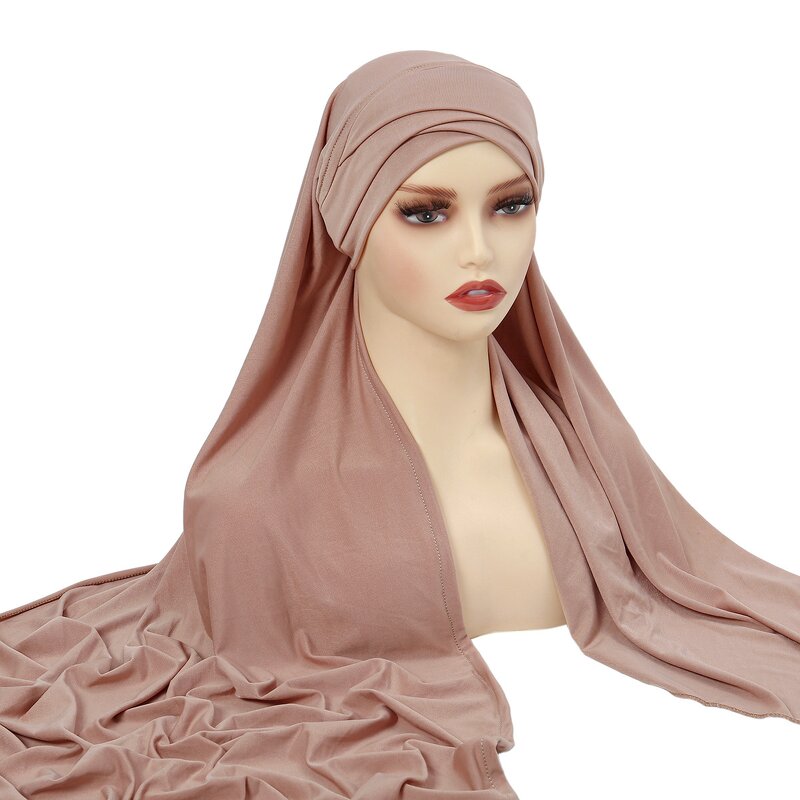 Hijab Factory - New Style Winter Plain Women Instant Hijab