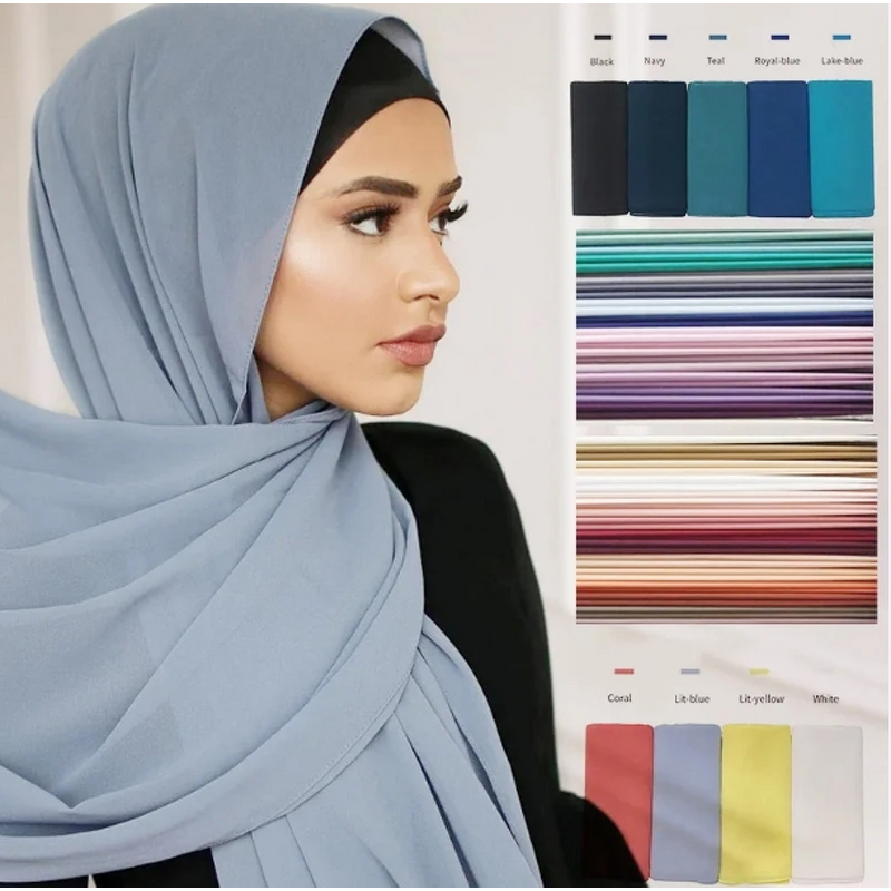 Hijab Factory - New Solid Color Muslim Prayer Headband
