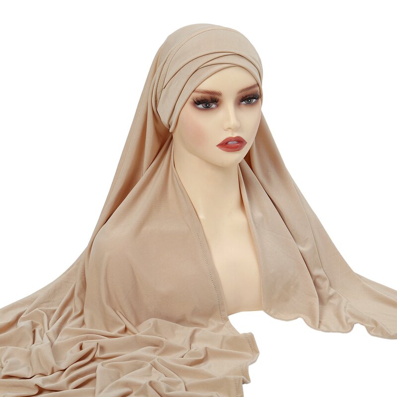 Hijab Factory - New Style Winter Plain Women Instant Hijab