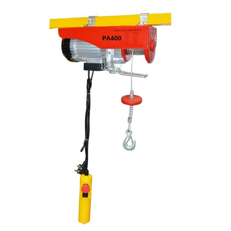 Mini Electric Rope Hoist Supplier - High Quality PA200 PA600 110V with Trolley