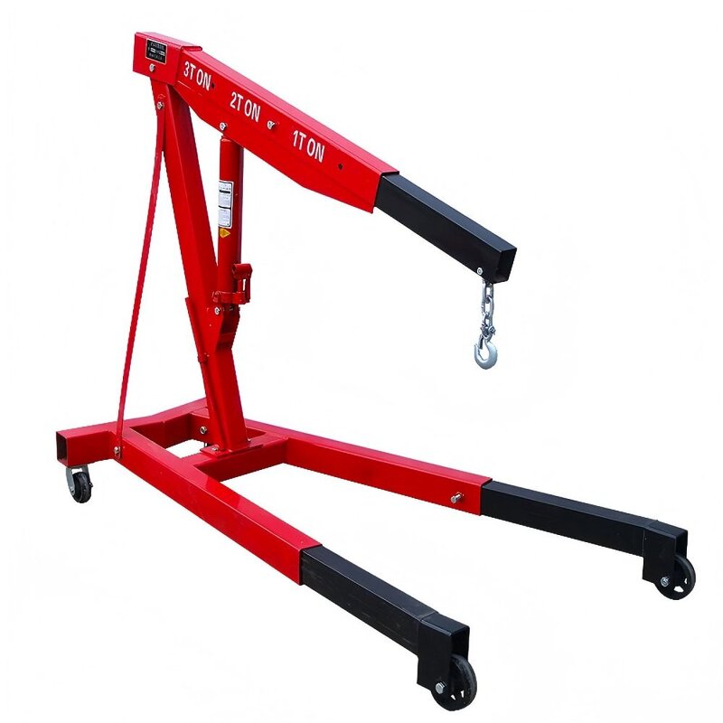 Hydraulic Engine Hoist Factory - 2 Ton Heavy Duty Hydraulic Car Engine Lifting Hoist