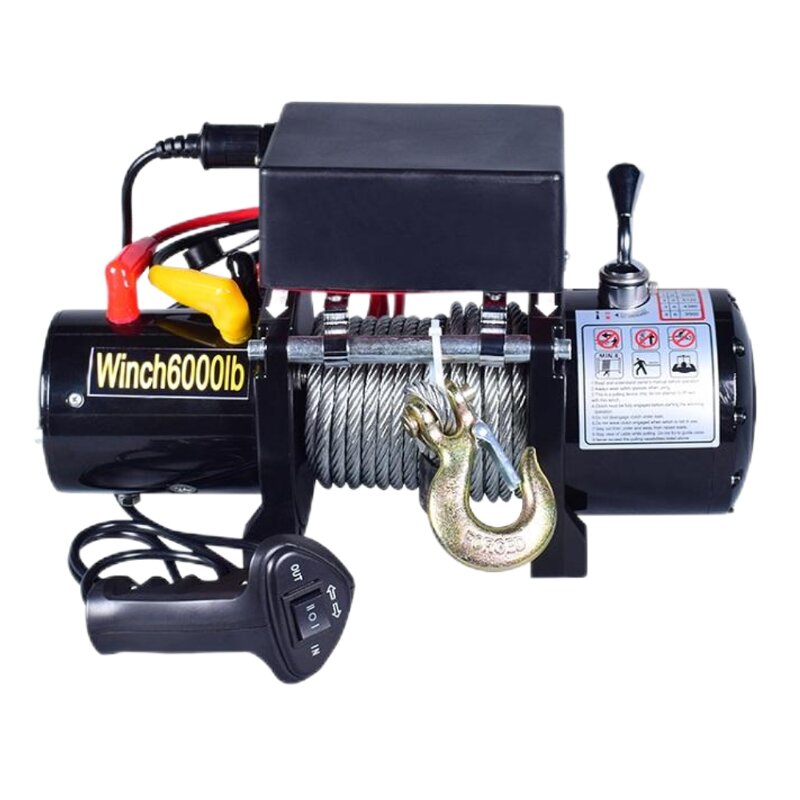 Offroad Electric Winch Factory - 4WD 12V 24V 6000lbs with Wireless Control
