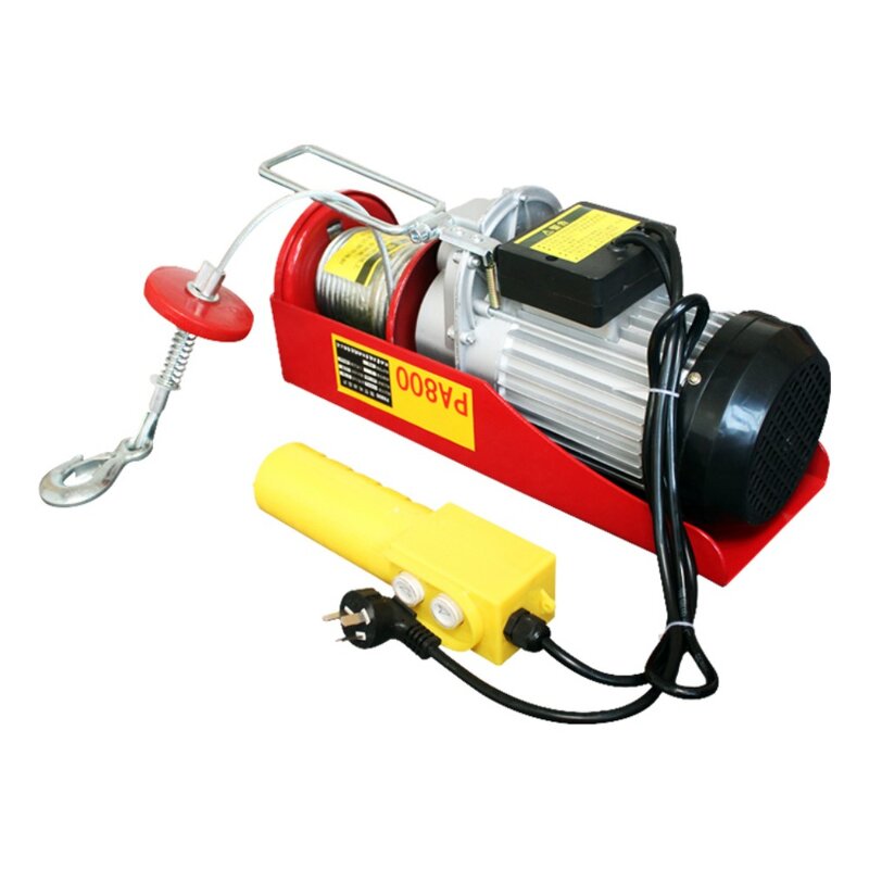 Mini Electric Rope Hoist Supplier - High Quality PA200 PA600 110V with Trolley