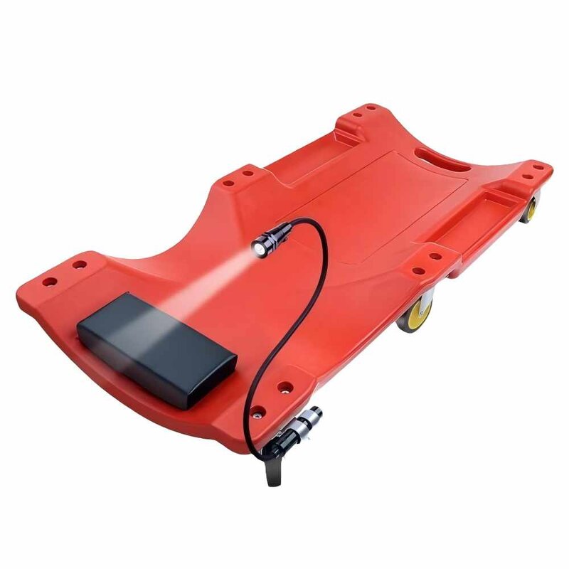 Mechanic Roller Trolley Manufacturer - Red Color Under Car Roller Trolley 36" Creeper