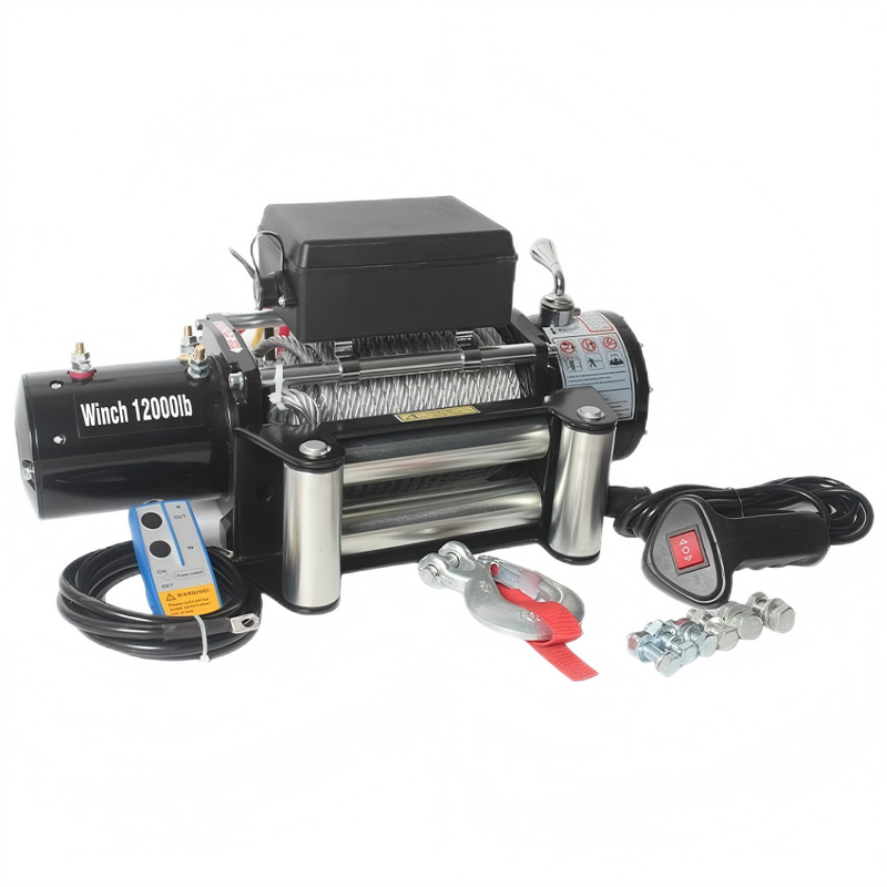 Winch Supplier - High Quality 12000 Lbs 12V DC Motor Car Cable Winch