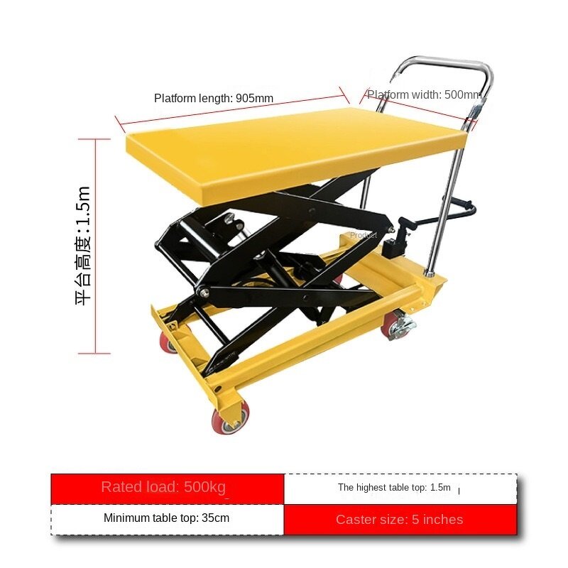 Manual Scissor Lift Table Factory - Best Price 150-800kg Hydraulic Cart Lift Table