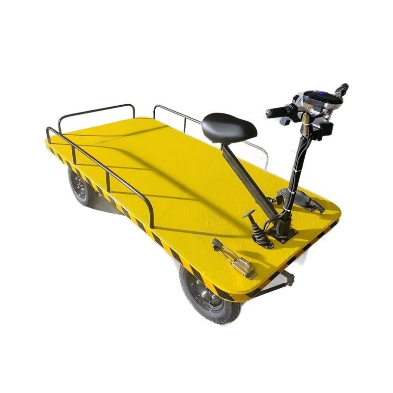 Four Wheels Electric Trolley Manufacturer - High Quality 800-1000kg Transport Electric Flat Car