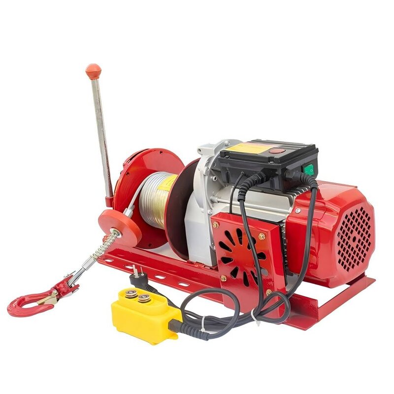 Mini Electric Wire Rope Hoist Manufacturer - 220V 1T Steel Cable Electric Clutch Winch