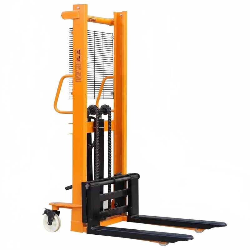 Manual Stacker Manufacturer - C Frame 1T 2T Hydraulic Stacker Forklift