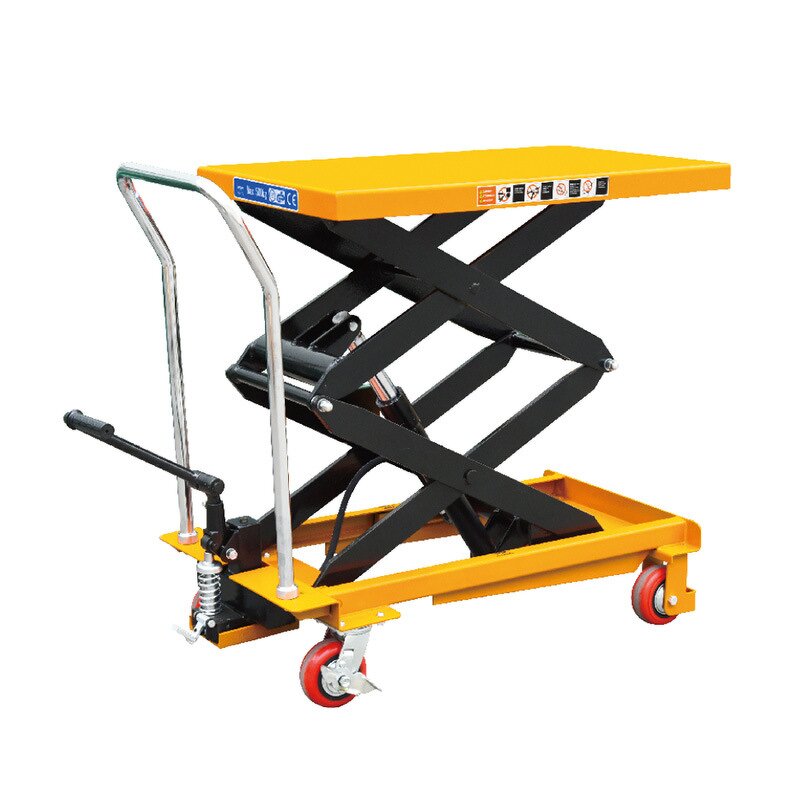 Hydraulic Platform Lift Trolley Manufacturer - 500kg 1.5M Hand Cart Mobile Lift Table