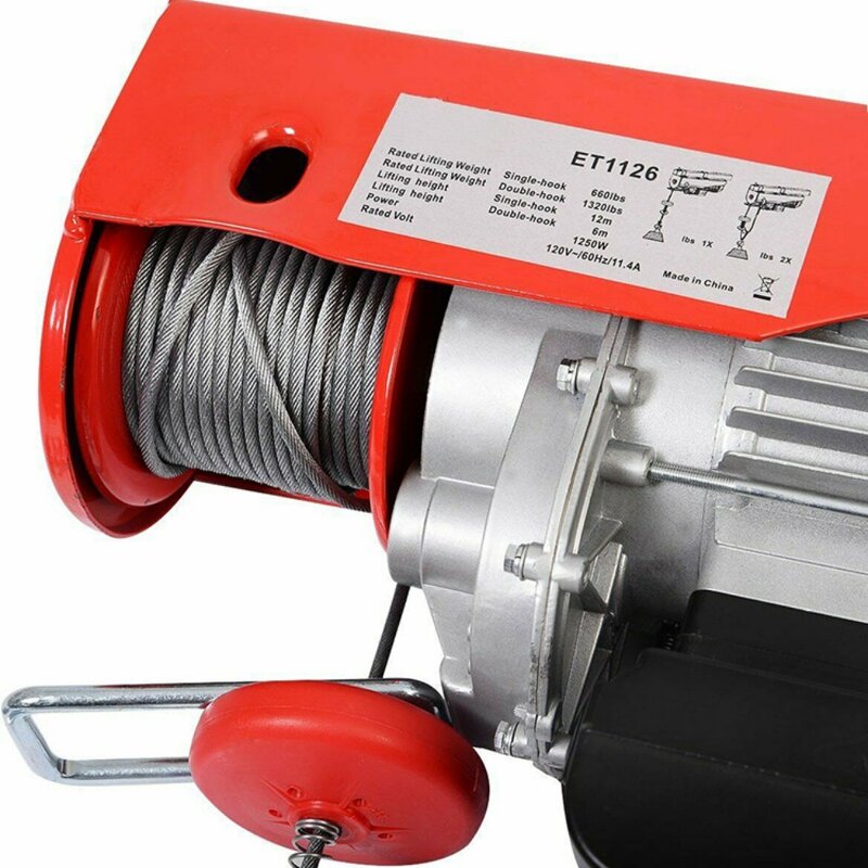 Mini Electric Hoist Manufacturer - 220V PA300 300kg Mini Electric Winch Hoist