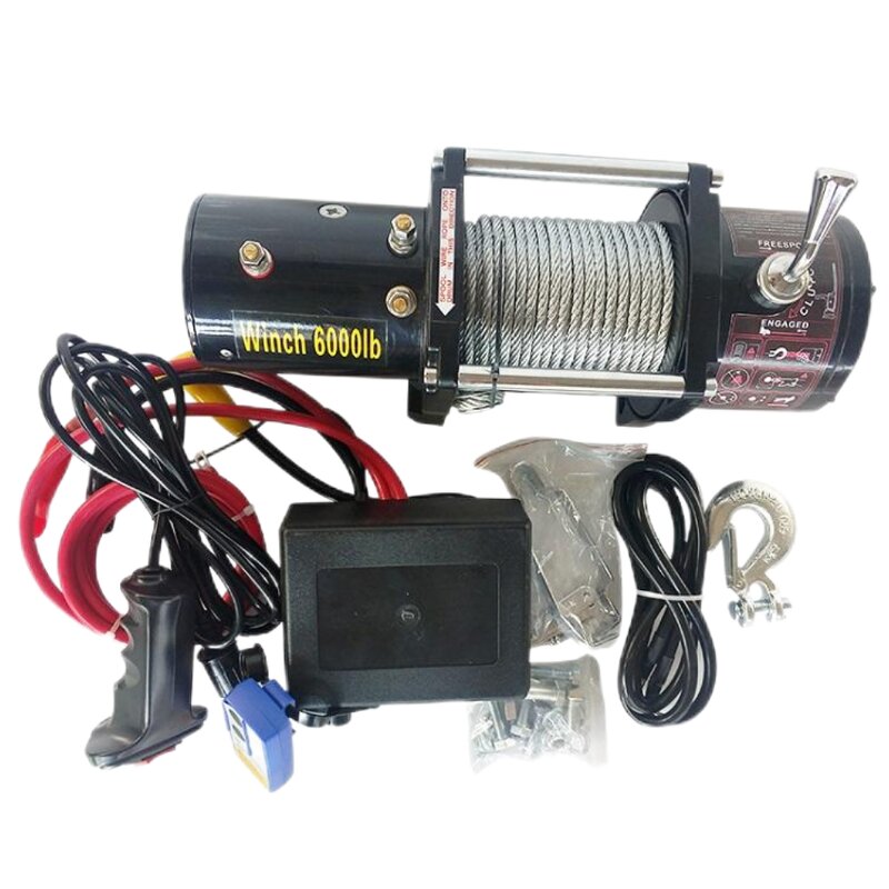 Winch Manufacturer - High Quality 20000 Lbs 12V DC Motor Car Cable Winch