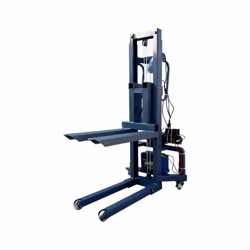 Mini Electric Forklift Manufacturer - 300kg Portable Self-loading Lifting Stacker