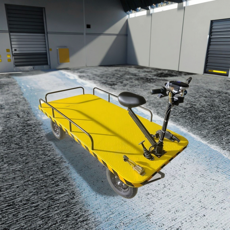 Warehouse Electric Trolley Manufacturer - Goods Handling Electric Flatbed Truck Dumper