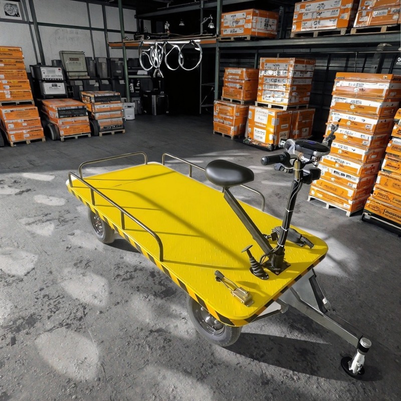 Motorized Flatbed Handcart Supplier - Factory Direct Sales 800-1000kg Electric Flat Car