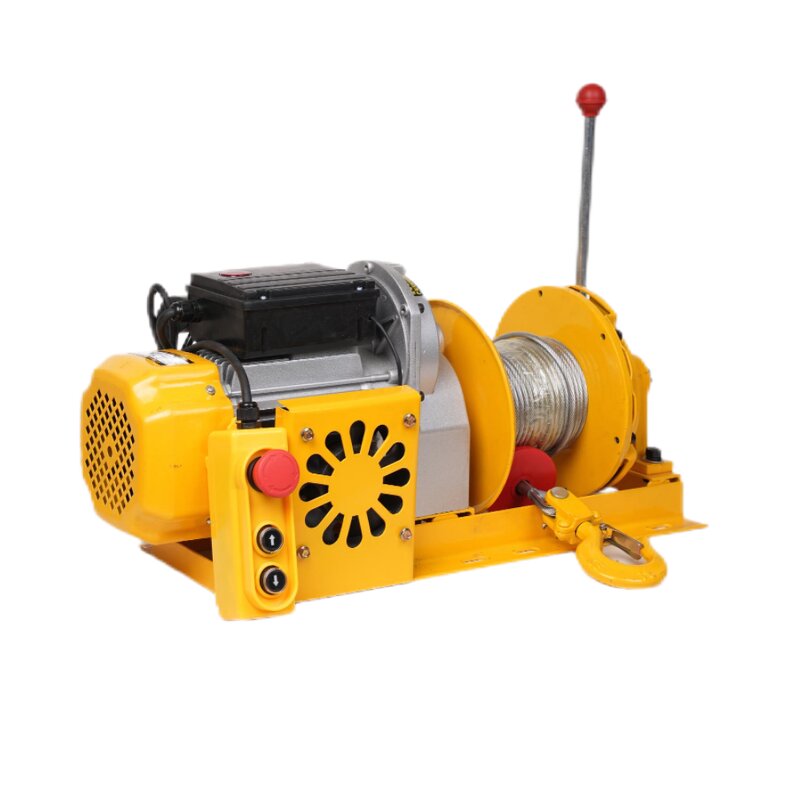 Mini Electric Winch Factory - 220V 500kg Anti-Rotation Steel Wire Rope Crane