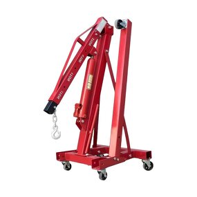 Mobile Folding Shop Crane Supplier - Factory Price 2T Manual Hydraulic Shop Crane