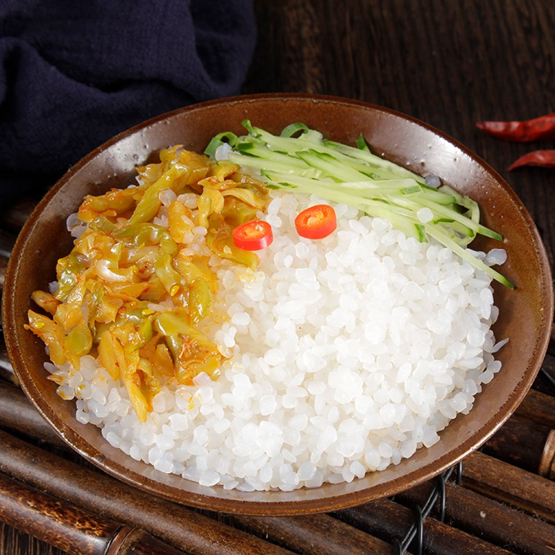 Gluten-Free 1kg Instant Shirataki Konjak Reis Kosher Halal Certified Vegan Functional Food Low Carb Ready-to-Eat Dry Konjac Rice