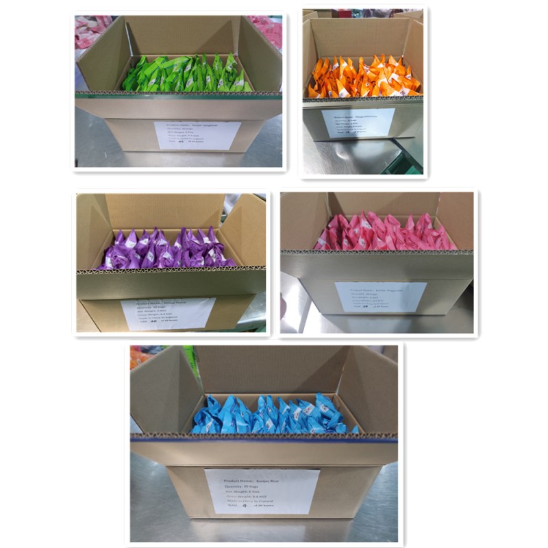 Gluten-Free 1kg Instant Shirataki Konjak Reis Kosher Halal Certified Vegan Functional Food Low Carb Ready-to-Eat Dry Konjac Rice