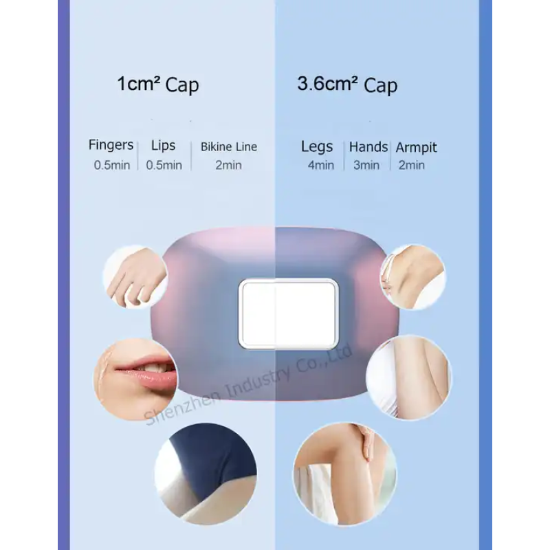 2024 Portable IPL Machine Home Use Facial Hair Remover Laser EPILATOR with 2 Lamps Beauty Products for Women's Body Application