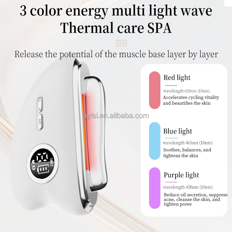 Uyisi Electric Facial Guasha Beauty Device Best Selling Product for Face Firming Slimming Tightening Trending Personal Skin Care