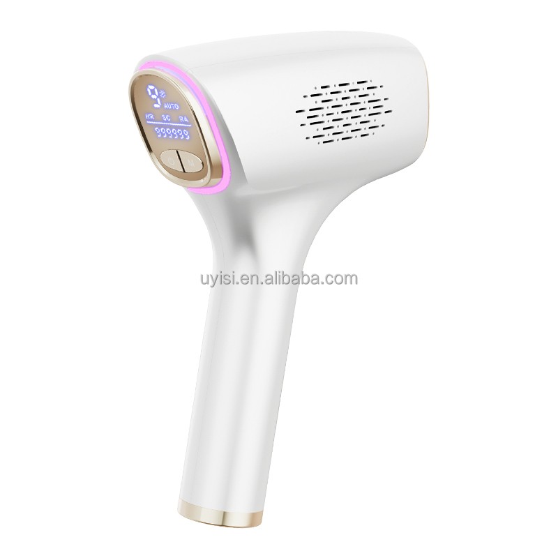 Quartz Lamp 9 Energy Levels 2 Control Modes Home Use Laser Hair Removal Device 999,999 Flashes IPL Cool for Women's Body Facial