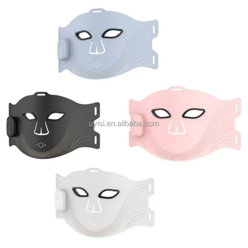 Uyisi New Arrival Home Wireless Smart Silicone Mask LED Photon Beauty Device High Frequency Operation for Skin Tightening