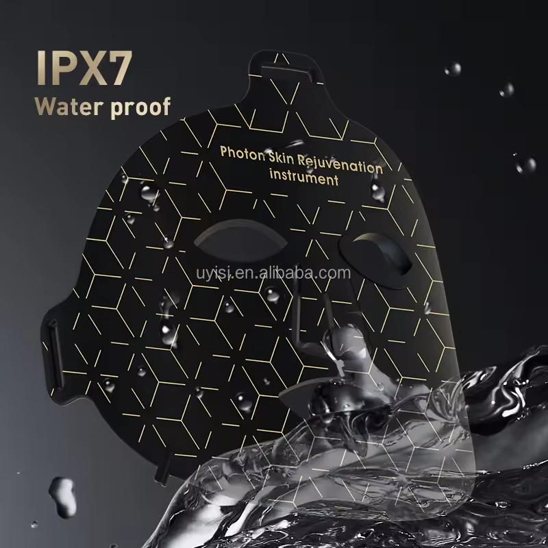 New Arrival 8-Color Silicone Photorejuvenation Handheld Device Red Blue LED Lights US Home Use Beauty Device for Facial Mask