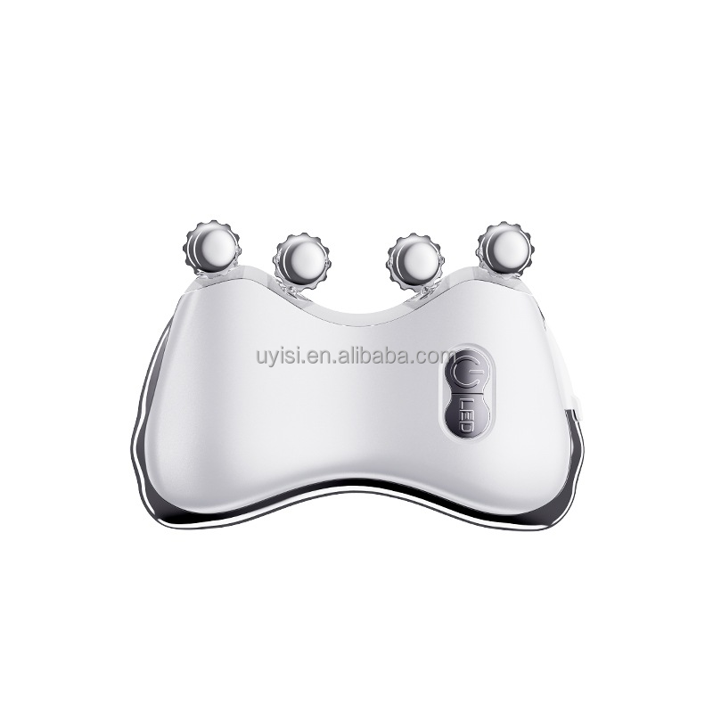 Uyisi Microcurrent Machine 5 Color LED Lights Heat Therapy Guasha Electric Face Massager Winkle Remover for Beauty Care at Home