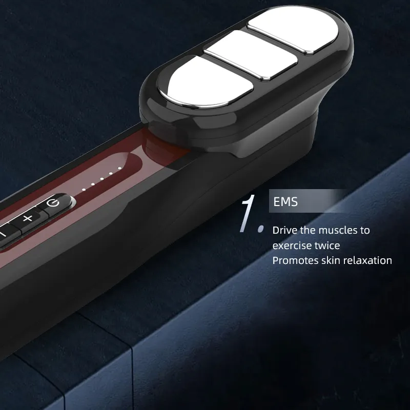 2025 3 in 1 Body Facial Scalp Magnetic Massage Head Machine EMS Vibration Electric Scalp Massager Head Scalp Massager Comb