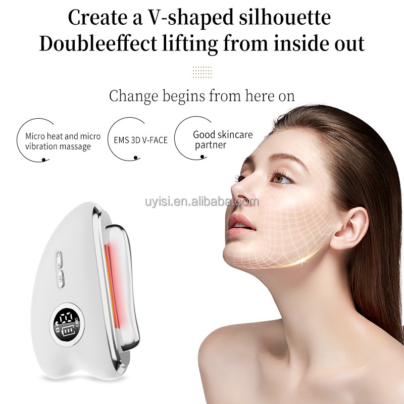 Uyisi Electric Facial Guasha Beauty Device Best Selling Product for Face Firming Slimming Tightening Trending Personal Skin Care