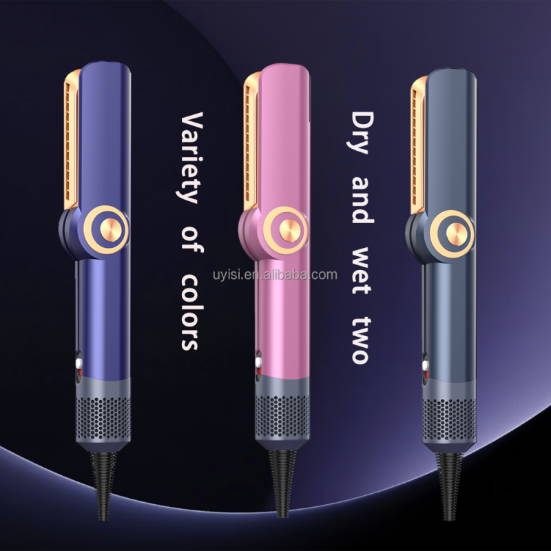 New Arrived High Speed Hot air Blow Dryer Hair Straightener Drying Air Styler Hot air Flat Iron Straightener with Blow Dryer