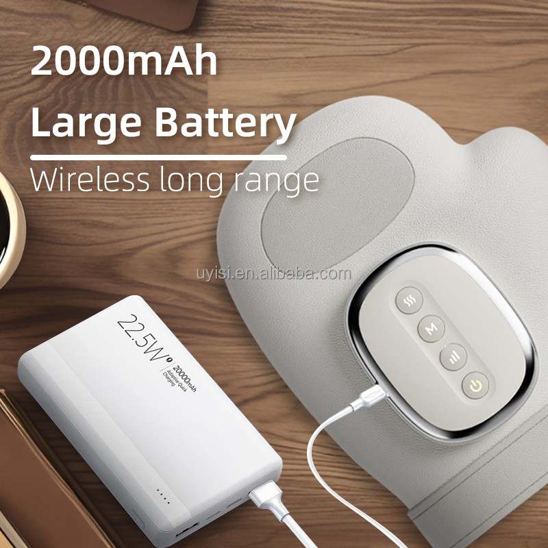 Uyisi Upgraded Wireless Hand Massager Machine with Heat Electric Hand Massage for Air Compression Relaxed Palm and Hand Massager