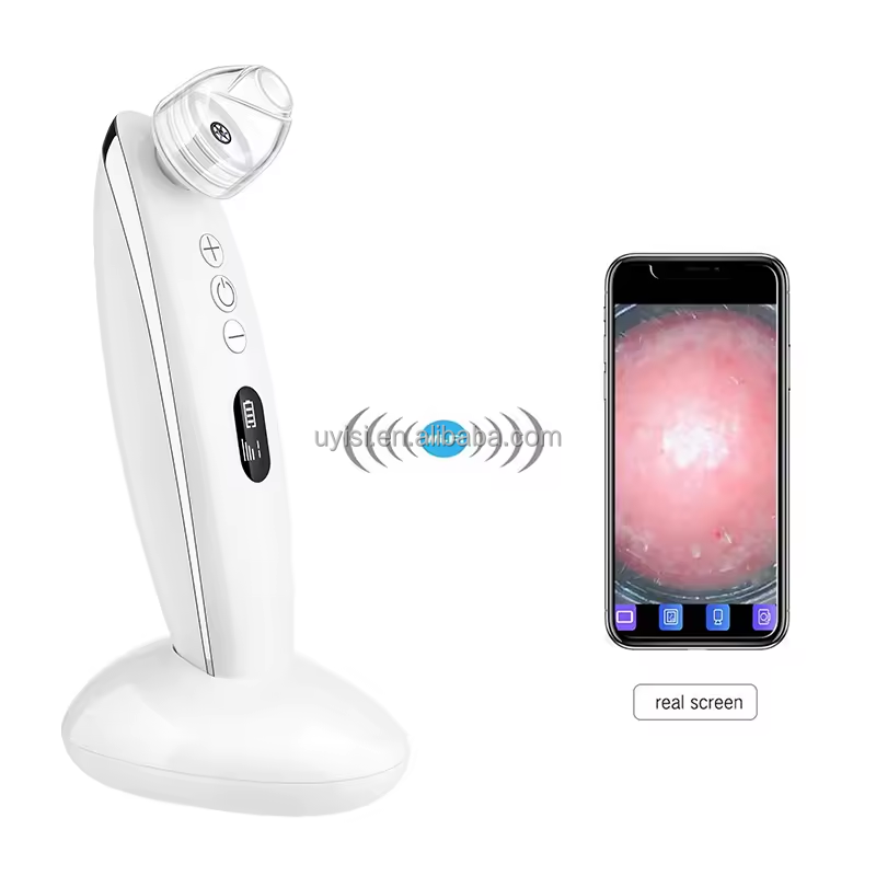 Visual Blackhead Remover with WiFi App Wireless Camera Observation Skin Care Tools Electric Vacuum Blackhead Removal Device