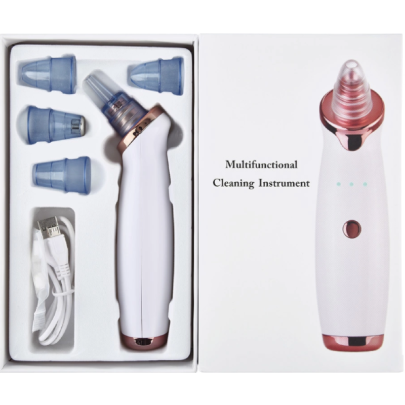 Newest Model 5 in 1 Blackhead Vacuum Remover Deep Cleaning Electric Beauty Gadgets for Face and Skin It Plug