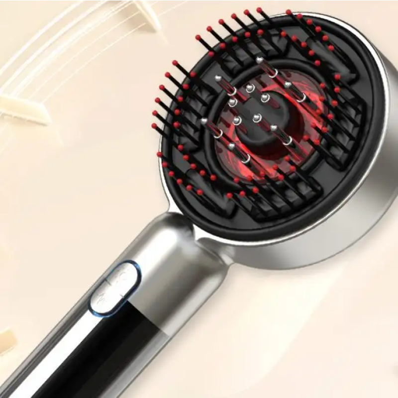 2-in-1 Cordless Scalp Electric Massager Comb IPX7 Waterproof for Hair Growth for Household Use