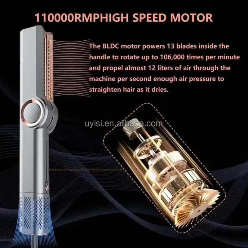 Multi Wet and Dry Dryer and Airstraightner Airstyler Reverse air Ionic Vacuum Flat Iron Hair Straightener