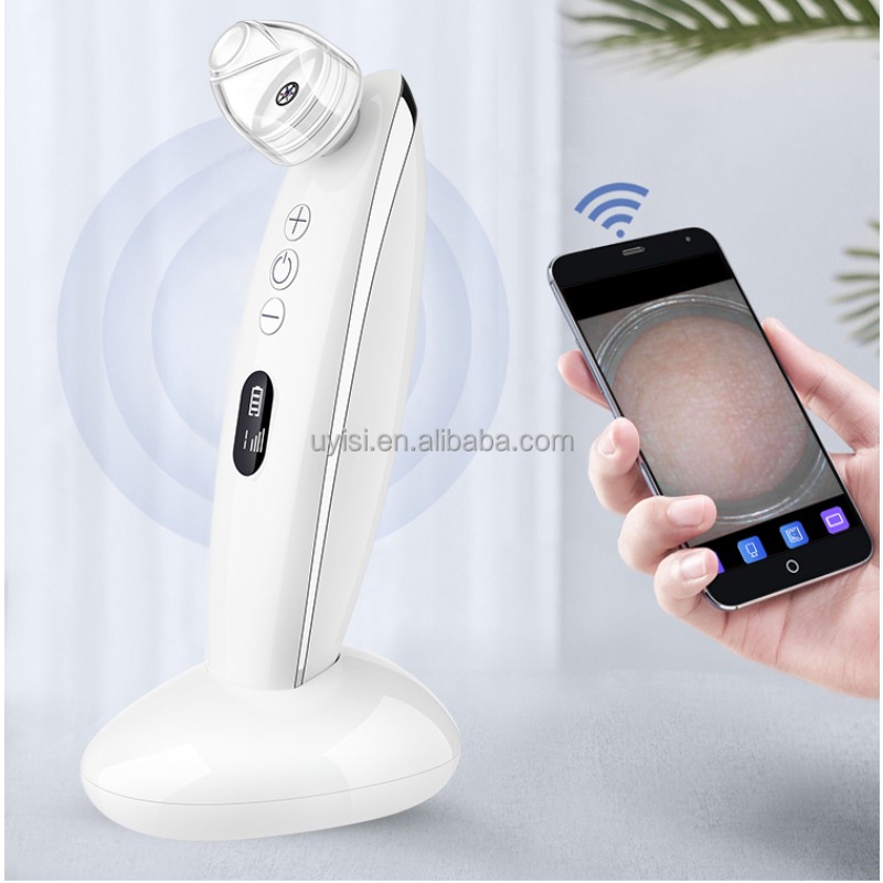 Visual Blackhead Remover with WiFi App Wireless Camera Observation Skin Care Tools Electric Vacuum Blackhead Removal Device