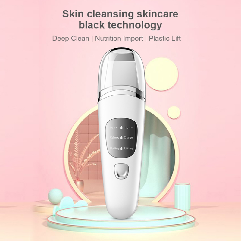 Portable Waterproof Professional Ultrasonic Facial Cavitation Peeling Skin Scrubber IPX7 Ultrasonic Machine for Facial Face 5v