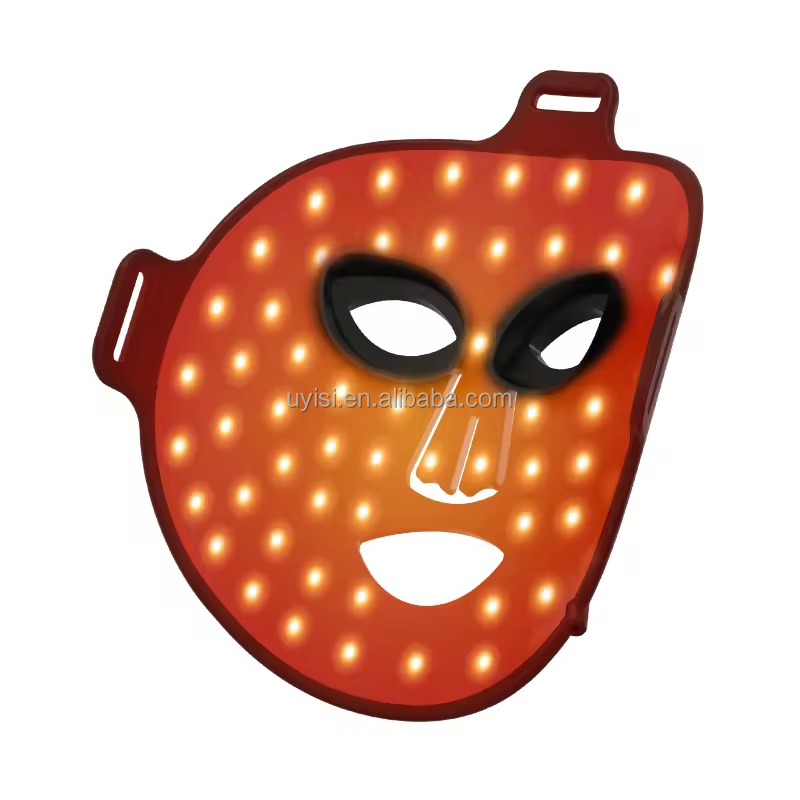 Uyisi 20245 LED Light Therapy Facial Beauty Mask 8 Color LED Face Mask with 450nm 590nm 630nm 850nm 4 Wavelengths RF Type