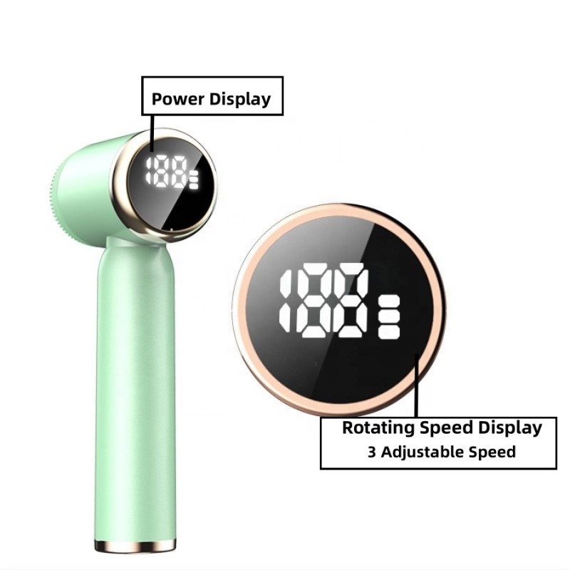 Waterproof Rechargeable Electric Facial Spin Brush 6 Heads Deep Pore Cleansing Hot/Cold Compress UK Skin Tightening Skin Care