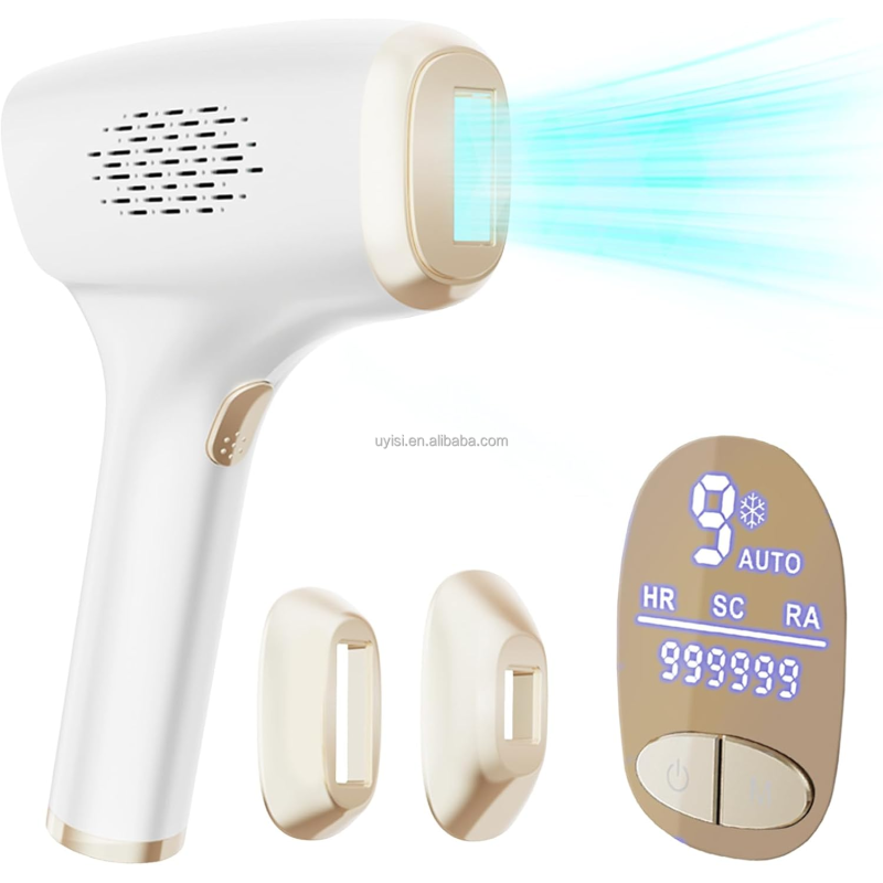 Uyisi 3-in-1 Fast Flash IPL Laser Hair Remover Painless Handheld Beauty Machine for Hair Removal Skin Rejuvenation Acne
